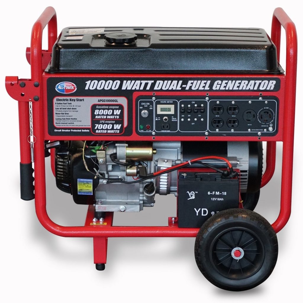 Does a portable generator have a key